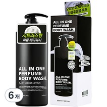 포르맨즈 올인원 퍼퓸 바디워시, 500ml, 6개