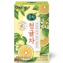 순작 청귤차 티백, 1.8g, 20개