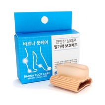 바르나 풋케어 엄지발가락 쿠션튜브 보호링 S, 1개