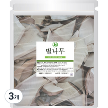 천지가약초 벌나무 굵은 가지 슬라이스, 600g, 3개