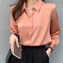 루나걸 올비아 사틴 블라우스