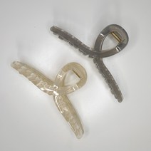 해피제이 빅사이즈 올림머리 집게핀 2종세트