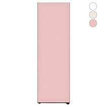 [색상선택형] LG전자 오브제컬렉션 컨버터블 패키지 김치냉장고 오토도어 글라스 324L 방문설치, 핑크, Z322GP3S