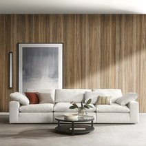 까사미아 캄포 클래식 기본 모듈 4인 소파 방문설치, 아이보리