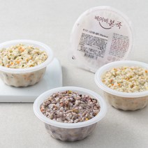 베이비본죽 완료기 이유식(만12개월이상) A세트, (한우파프리카진밥 + 대구살병아리콩진밥 + 닭가슴살녹두진밥 + 게살진밥) x 200g, 1세트