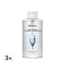 제이엠솔루션 물광 에스오에스 링거 클렌징 워터 블랙, 850ml, 3개