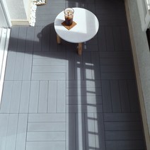 생활업글연구소 데크타일 조립마루, 18개, 애쉬 그레이