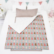 코니아일랜드 사계절용 어린이집 낮잠이불세트, 블루