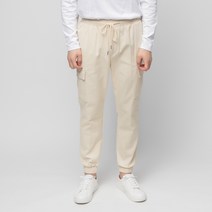캐럿 워싱 원단 밴딩 카고 조거 면팬츠