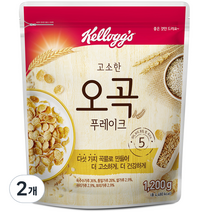 켈로그 고소한 오곡 푸레이크, 1200g, 2개