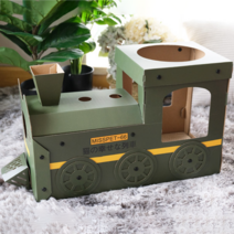 고양이 붕붕카 하우스 스크래쳐, 기차, 1개