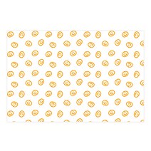 도나앤데코 스마일 38.5cm x 26cm 포장 노루 유산지, 오렌지, 120장