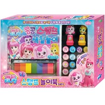 캐치티니핑 콩콩 스탬프 놀이북 세트, 혼합색상