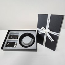 남성 패션 가죽 지갑 벨트 2종 세트