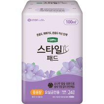 디펜드 여성용 스타일 참숯 패드 중용량, 24개입, 1개
