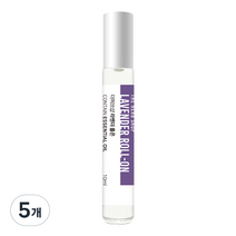 더허브샵 아로마 롤온 라벤더, 10ml, 5개