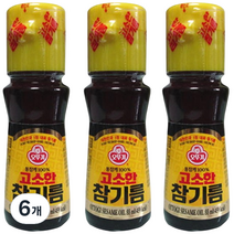 오뚜기 고소한 참기름 병, 55ml, 6개