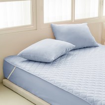 더자리 데일리 프레쉬 누빔 침대패드 고정밴드형,…