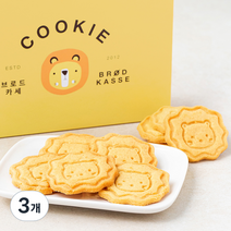 브로드카세 레몬 사자 쿠키, 3개, 180g