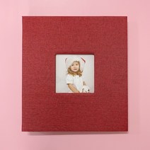 지금이순간 접착식 아이성장 포토앨범, 트루레드, 20매