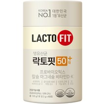 종근당건강 락토핏 50대 플러스 60p, 120g, 1개