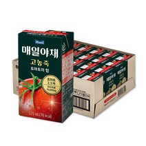 매일유업 매일야채 고농축 토마토의 힘, 125ml, 24개