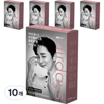 에어데이즈 슬림핏 엠 보건용 마스크 중형 KF94, 10개입, 10개, 화이트