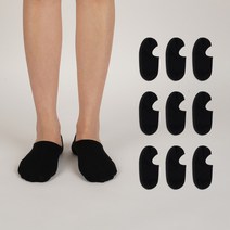 노디자인 여성용 향기나는 밴딩 무지 페이크삭스 덧신 양말 10켤레 세트