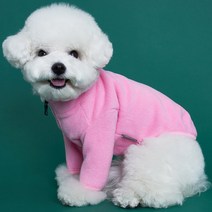 도그아이 강아지옷 후리스, 핑크