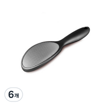 케플러 스틸 양면 발각질 제거기 블랙, 6개, 1개
