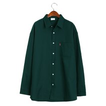 빅사이즈클럽 남성용 JIN 리얼 무지 포켓 셔츠
