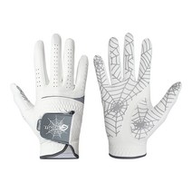 고프트 남성용 스파이더웹 골프장갑 화이트에디션 오른손착용, 그레이