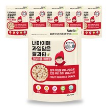 내아이애 과일담은 자일리톨 쌀과자, 블루베리링, 6개입