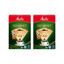 밀리타 프리미엄 고메 커피여과지, 80개입, 2개