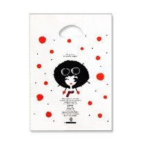 팩스타 깔롱 PE35 펀칭 비닐봉투 35 x 45 cm, 혼합 색상, 50개입