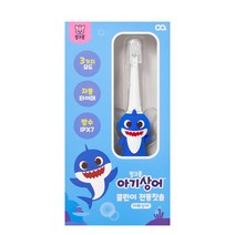 오아 아동용 클린이 핑크퐁 아빠상어 전동칫솔 블루, OOT-011BL