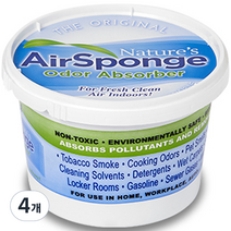 네이처스에어스펀지 탈취제 커버오픈형 본품, 454g, 4개