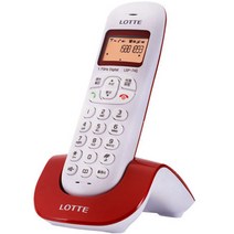 [일반전화기무선전화번호부] 롯데전자 무선전화기, LSP-745(레드)