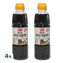 화미제당 가쓰오 국물 쯔유, 600g, 4개