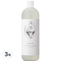 베르블랑 유아용 세탁 세제 무향 1L, 3개