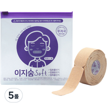 이지숨 소프트 입막음 테이프 60회, 5롤
