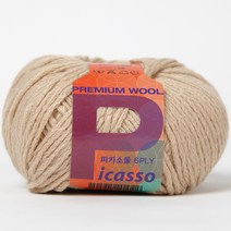 실바람 피카소울 6PLY 뜨개실, 10 (피넛), 1개