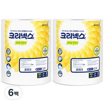 크리넥스 2겹 점보롤 200m, 3롤, 6팩