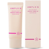 앰플엔 솔라샷 피치 톤업 선크림 SPF50+ PA++++, 1개, 40ml