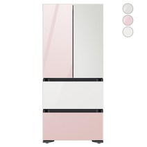 [색상선택형] 삼성전자 비스포크 프리스탠딩 김치냉장고 플러스 방문설치, RQ48A9402AP, 글램 화이트