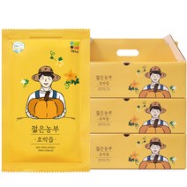 [땅콩호박즙] 젊은농부 호박즙, 100ml, 90포