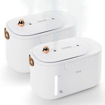 이노크아든 뉴트로 듀얼미스트 도시락 USB 무선 미니 가습기 2p, IA-MH400