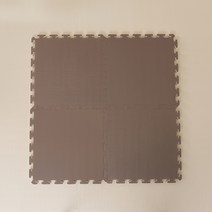 롤베이비 셀프시공 PVC 퍼즐매트, 차콜, 16개