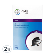 라쿠민 티피 1Kg 살서제, 1개입, 2개