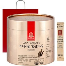 고려홍삼중앙회 6년근 고려홍삼정 프리미엄 홍삼스틱 100p, 1000ml, 1개